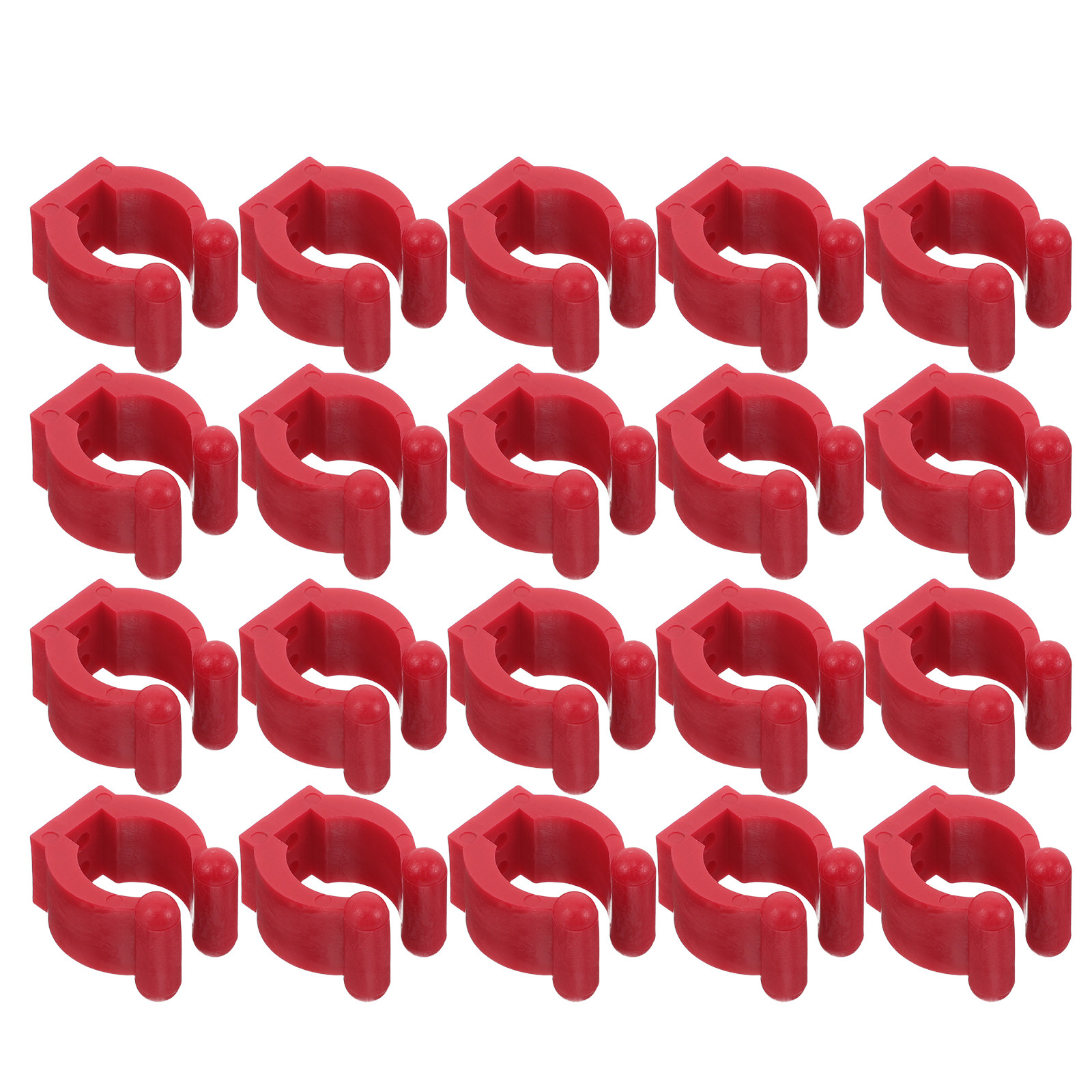 Fishing Rod Rack - 20 Pcs Fishing Pole Clamp Billiard