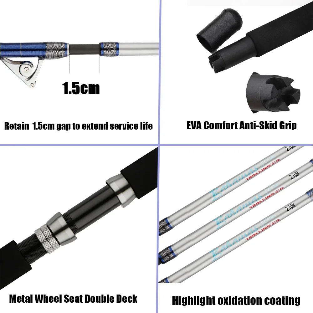 1.98M 2.1M Saltwater Spinning  - Fishing Rod Surf 评论和价格