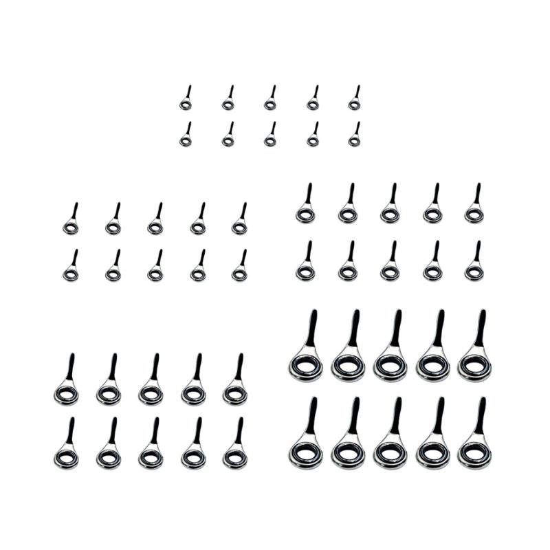 Set of 10 Telescopic Fishing R - Fishing Rod Guide Replacement 评论和价格