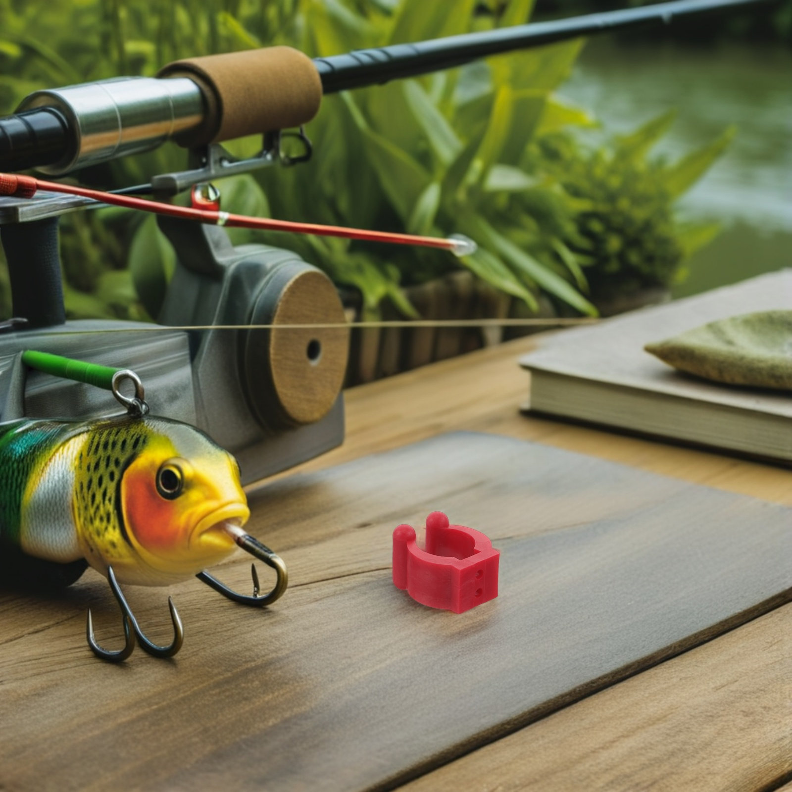 20 Pcs Fishing Pole Clamp Bill - Fishing Rod Rack 评论和价格