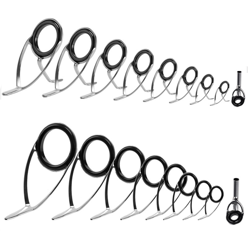 9Pcs Fishing Rod Guides Ring R - Fishing Rod Spinning 评论和价格