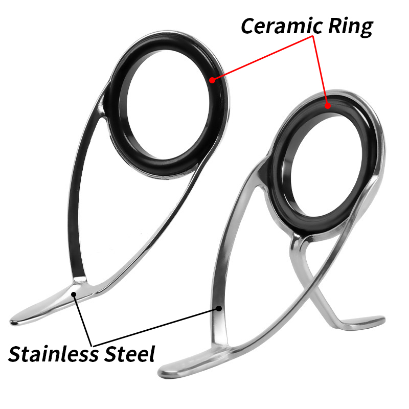 9Pcs Fishing Rod Guides Ring R - Fishing Rod Spinning 评论和价格