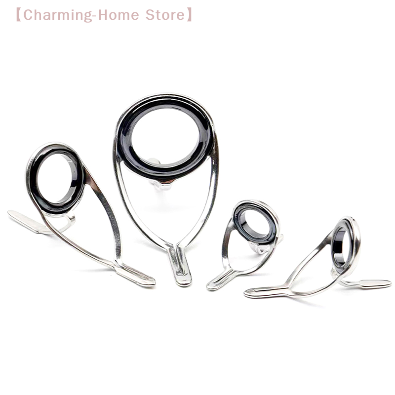 【M】4Pcs Stainless Steel Fishin - Fishing Rod Guide Replacement 评论和价格